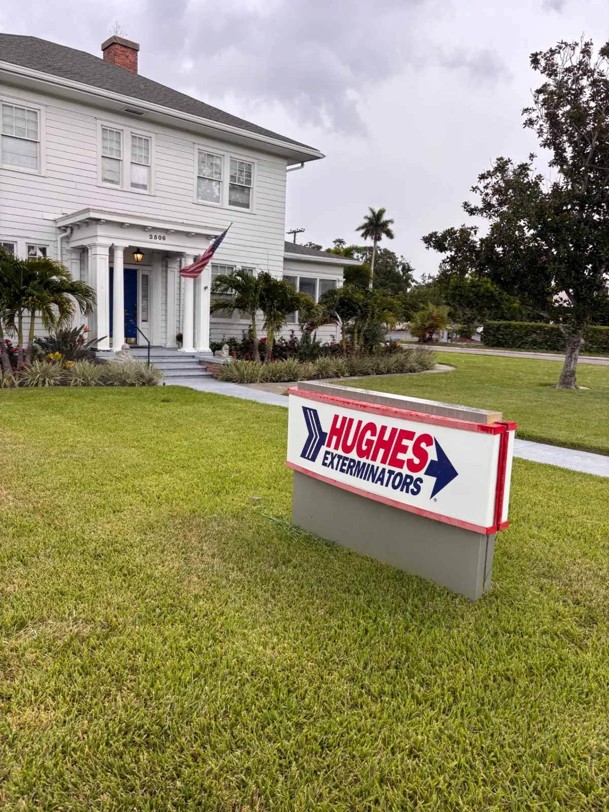 Hughes Exterminators — Bradenton — commercial landscaping by JB Family Lawn Care