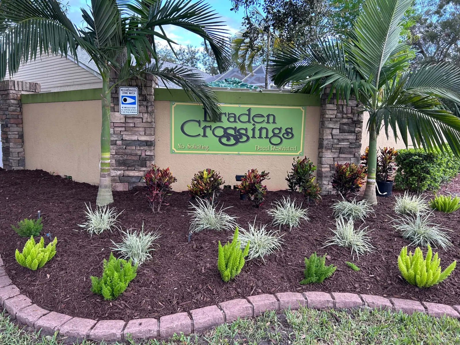 Braden Crossings HOA — commercial landscaping by JB Family Lawn Care